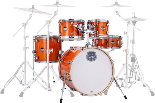 Set akustičnih bubnjeva Mapex MM504SFOG Mars Maple Glossy Amber Set akustičnih bubnjeva - 1