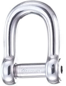 Okov za čamac Osculati D Shackle Stainless Steel with Inside Hexagon 10 mm Okov za čamac