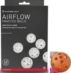 Training balls Masters Golf Airflow XP Practice Balls Pack 12 Orange Training balls