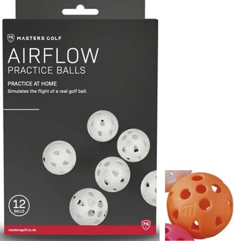 Tréninkové míče Masters Golf Airflow XP Practice Balls Pack 12 Orange Tréninkové míče - 1