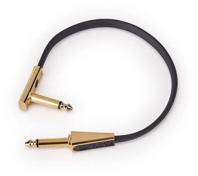 Patch Cable RockBoard Flat Gold Series Looper/Switcher 0,2 m Straight - Angled Patch Cable - 1