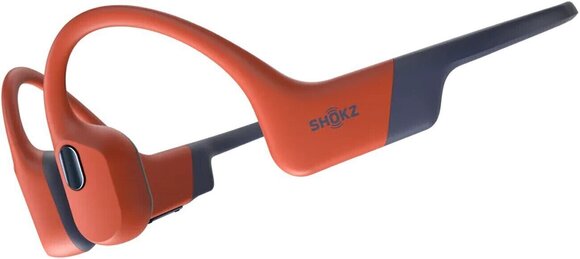 Bone Conduction Слушалки Shokz OpenSwim Pro USB-C Red Bone Conduction Слушалки - 1