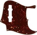 Fender 4-Ply Tortoise Shell-Dark Tinted Pickguard pro baskytaru