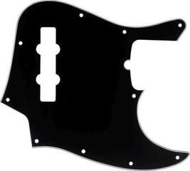 Bass Pickguard Fender 10 Hole Black Bass Pickguard