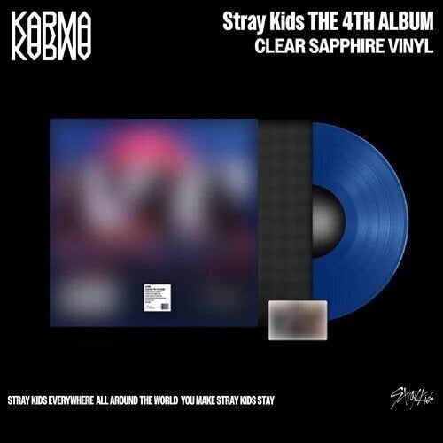 公式　StrayKids　KARMA　CLEAR SAPPHIRE VINYL Stray Kids - KARMA [Clear Sapphire Vinyl]