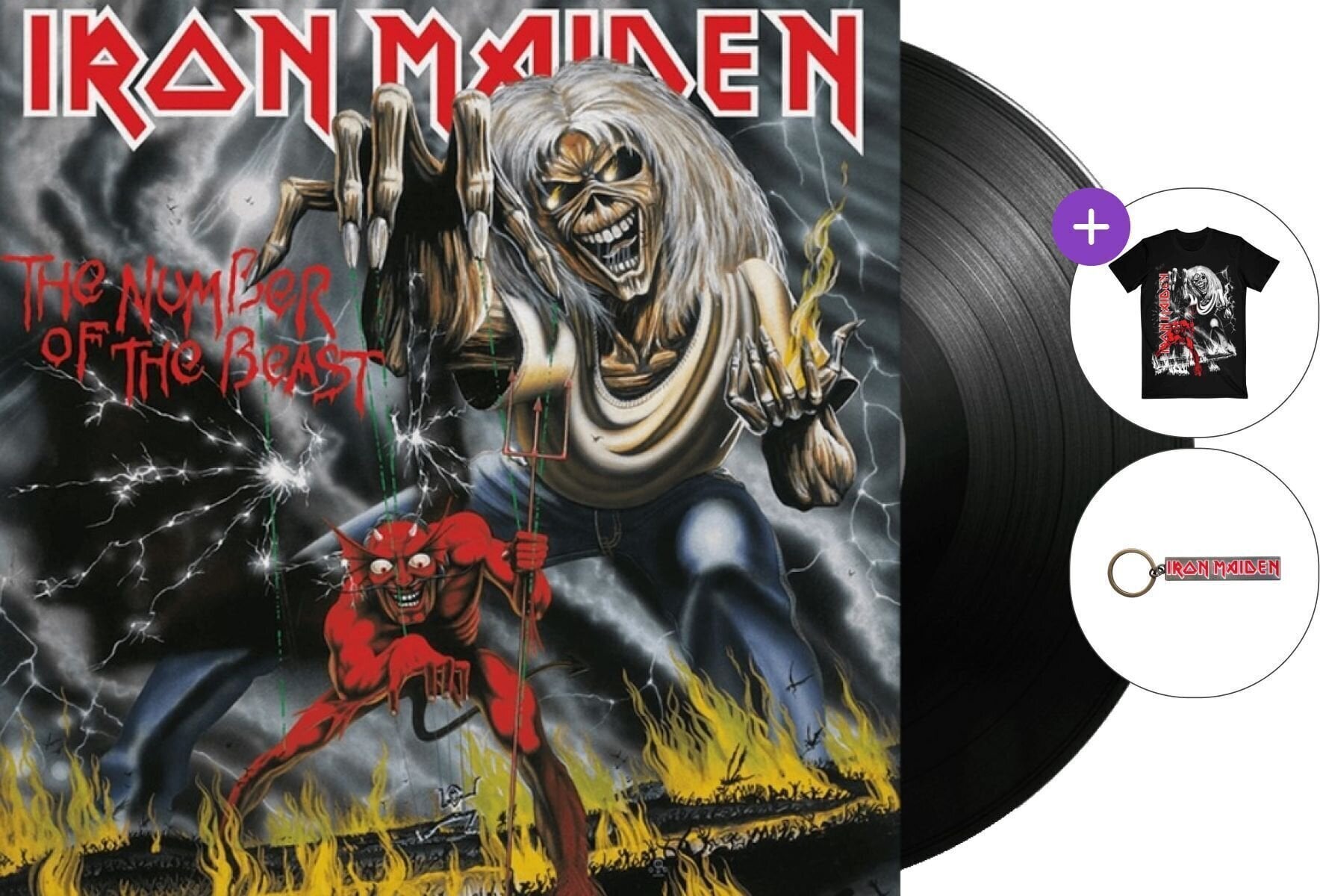 Σετ Δώρου Iron Maiden - The Number Of The Beast (LP) SET S