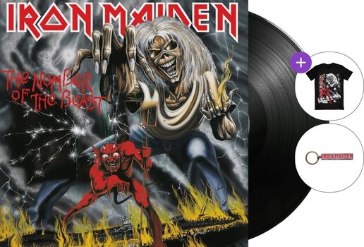 Ajándékkészlet Iron Maiden - The Number Of The Beast (LP) SET M - 1