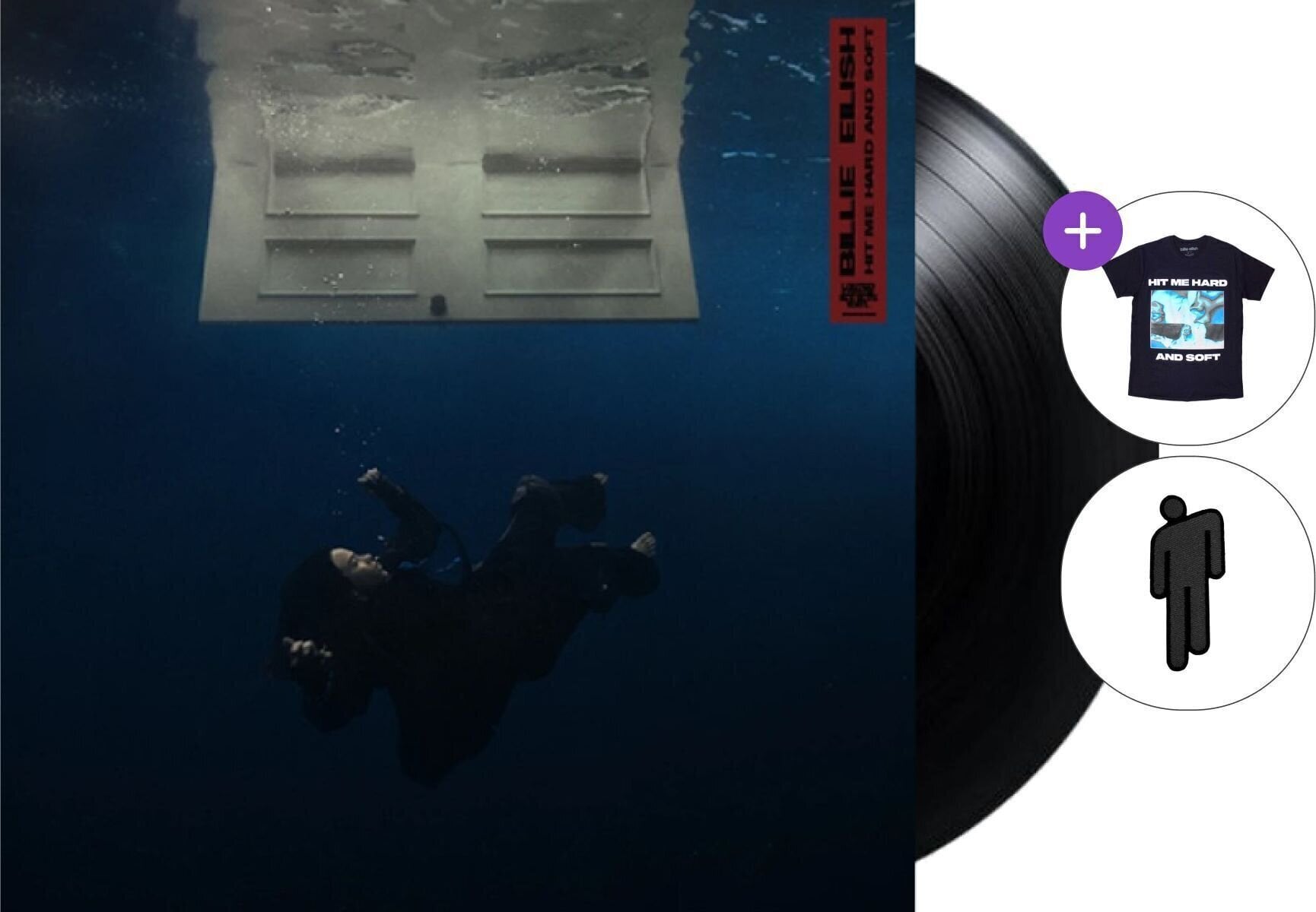 Σετ Δώρου Billie Eilish - Hit Me Hard And Soft (LP) SET M