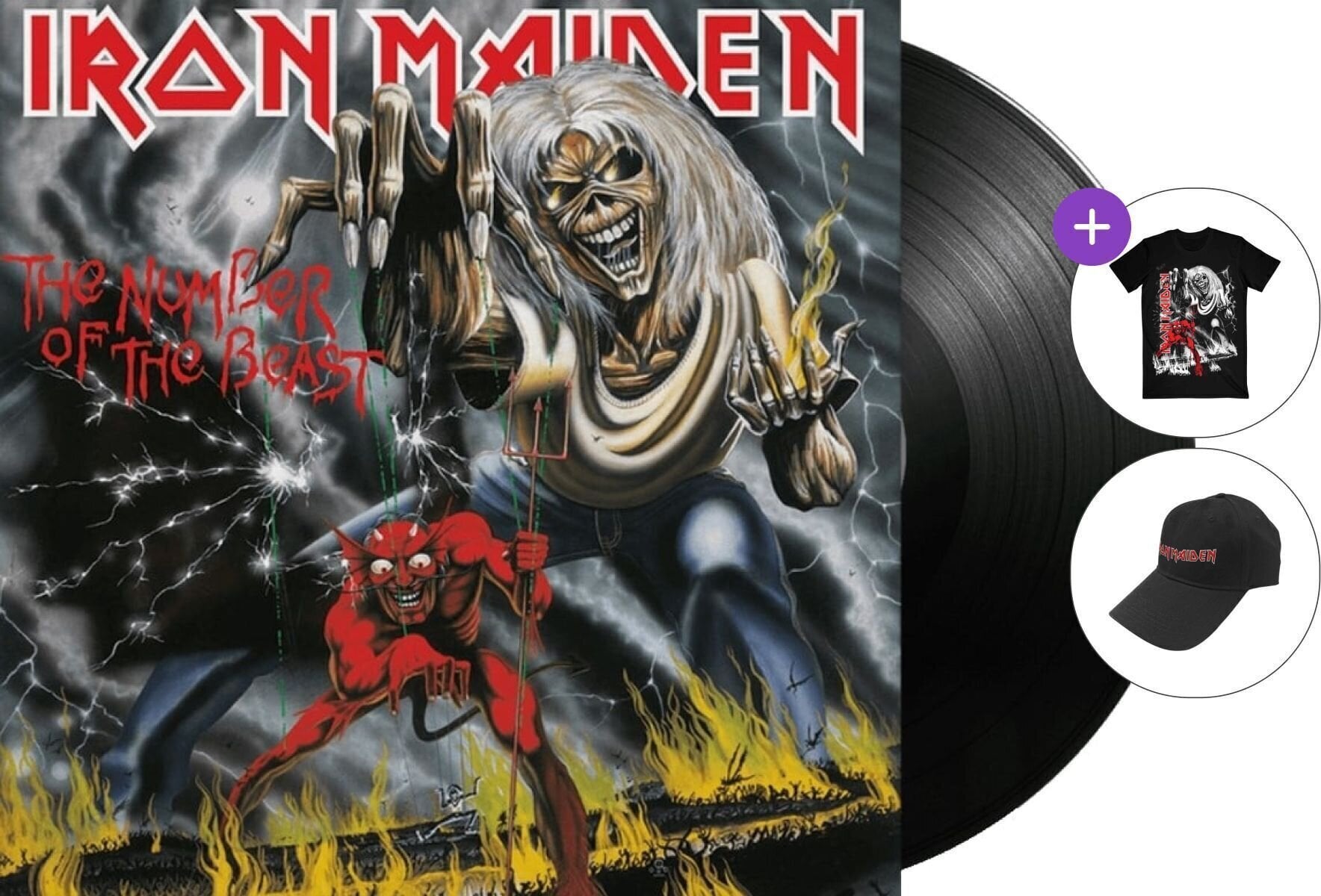 Σετ Δώρου Iron Maiden - The Number Of The Beast (LP) SET1 2XL