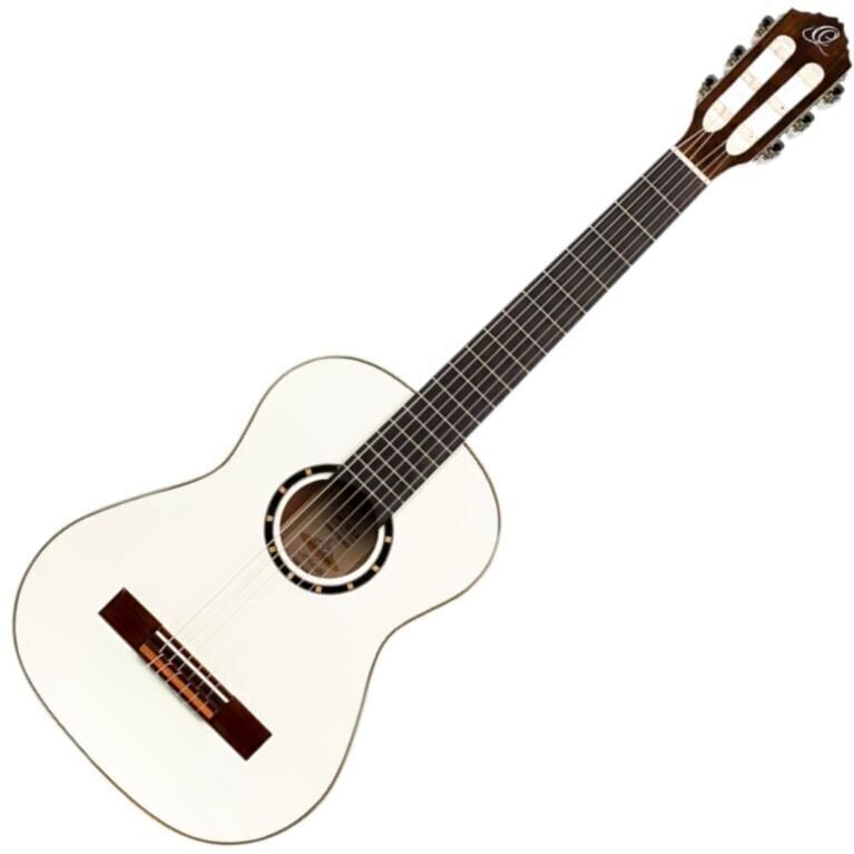 Класическа китара с размер 1/2 Ortega R121 White Класическа китара с размер 1/2