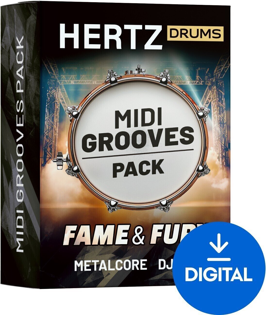 Hangkönyvtár Hertz Fame & Fury MIDI Grooves (Digitális termék)