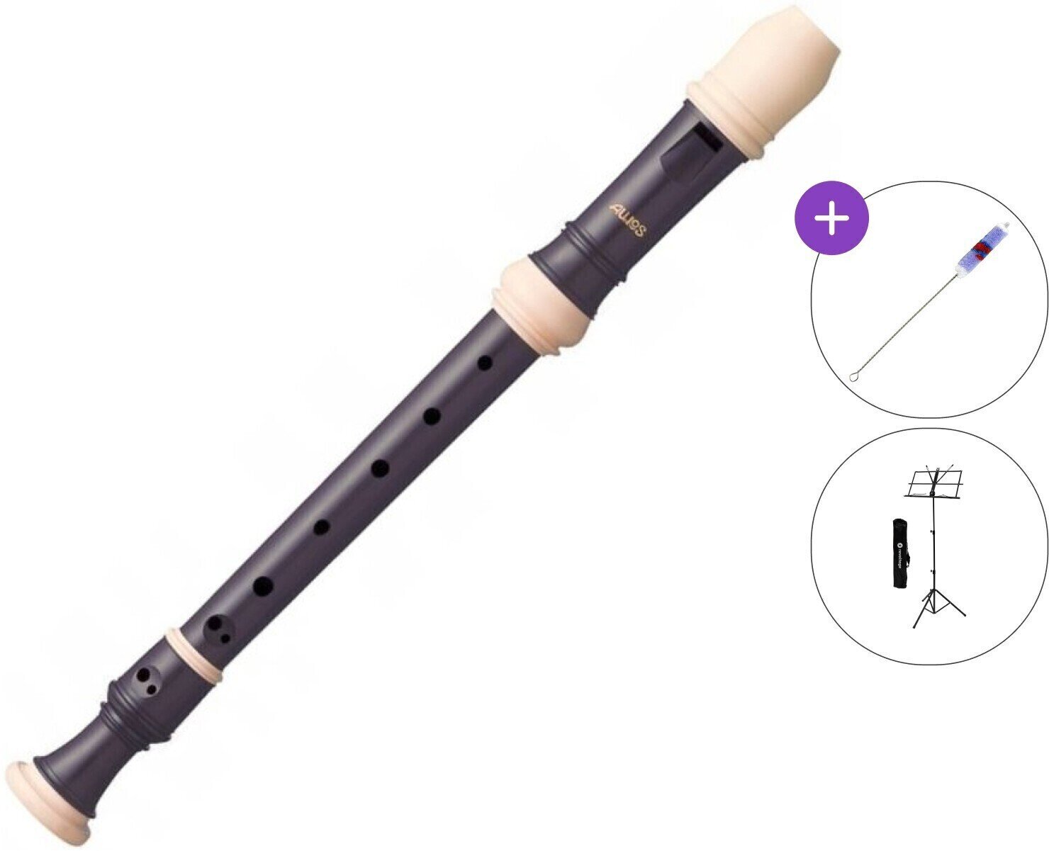 Soprano uzdužna flauta Aulos 503B SET Soprano uzdužna flauta