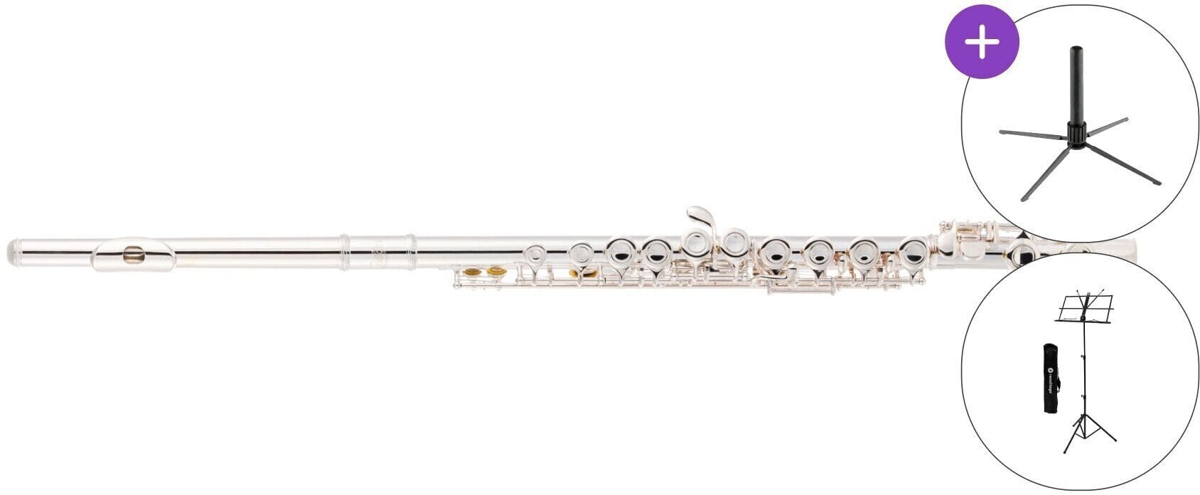 Koncertinė fleita Latone LFL 211 SET