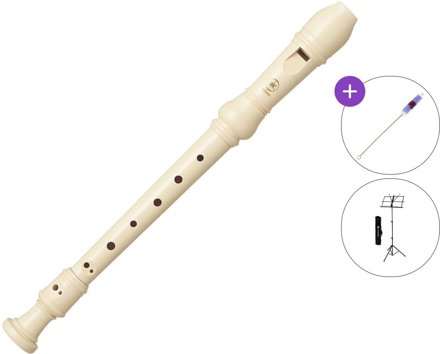 Flet prosty sopranowy Yamaha YRS 24 B SET Flet prosty sopranowy