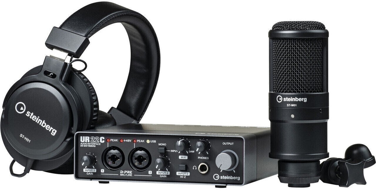 Steinberg UR22C Recording Pack Interfață audio USB - Muziker