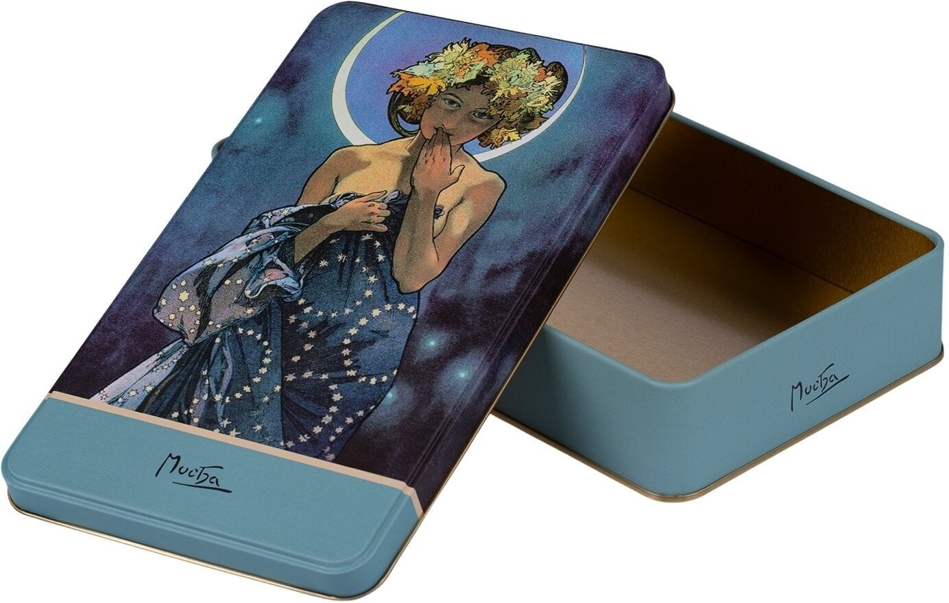 Dodatna oprema NOTIQUE Alfons Mucha Лимена кутија Luna 24 x 14 x 4 cm