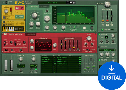 Software de studio Plug-In Efect Reason Studios BV-X Multimode Vocoder (Produs digital) - 1