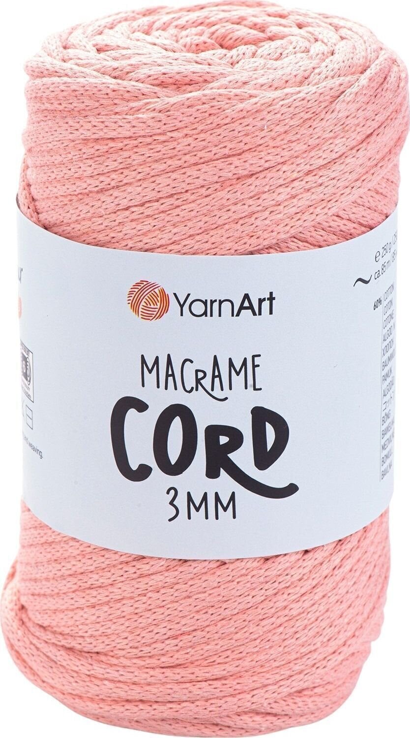 юта Yarn Art Macrame Cord 3 mm 3 mm 85 m 767 Salmon юта
