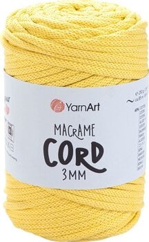 Kanap Yarn Art Macrame Cord 3 mm 85 m 754 Yellow Kanap - 1