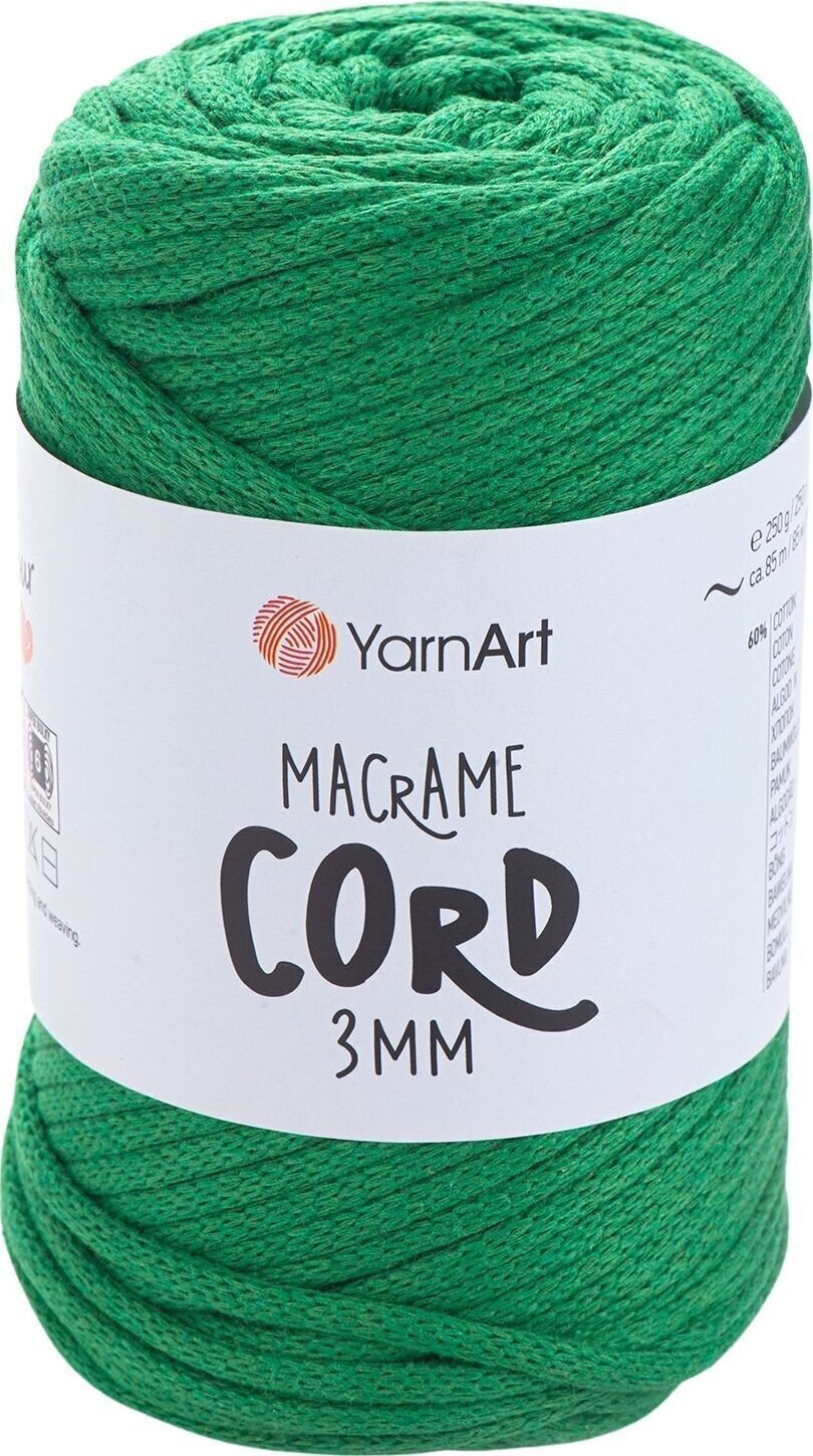Konac Yarn Art Macrame Cord 3 mm 85 m 759 Dark Green Konac