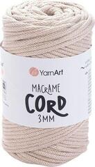Kanap Yarn Art Macrame Cord 3 mm 85 m 753 Beige Kanap