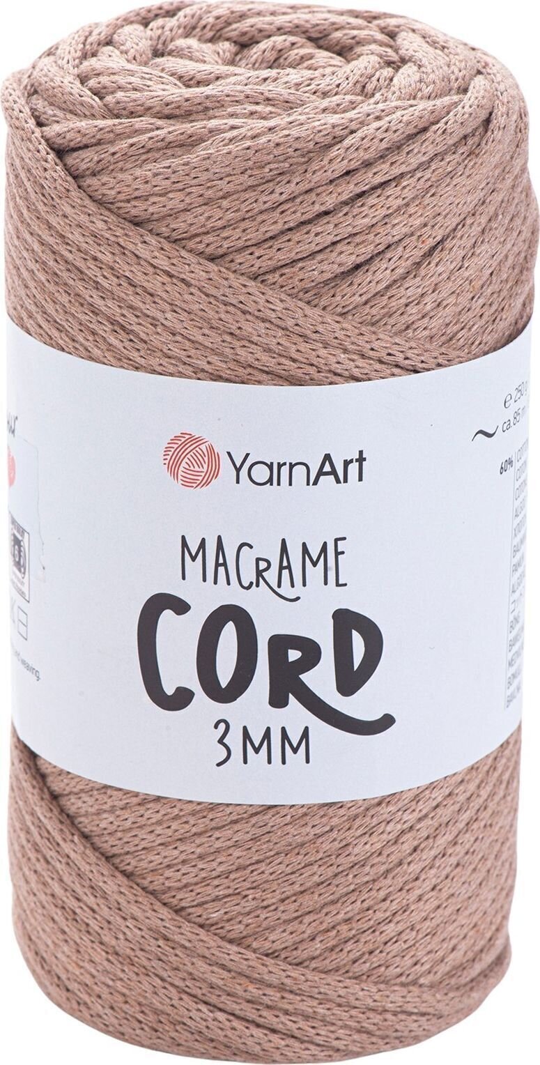 Sznurek Yarn Art Macrame Cord 3 mm 85 m 768 Brown Sznurek
