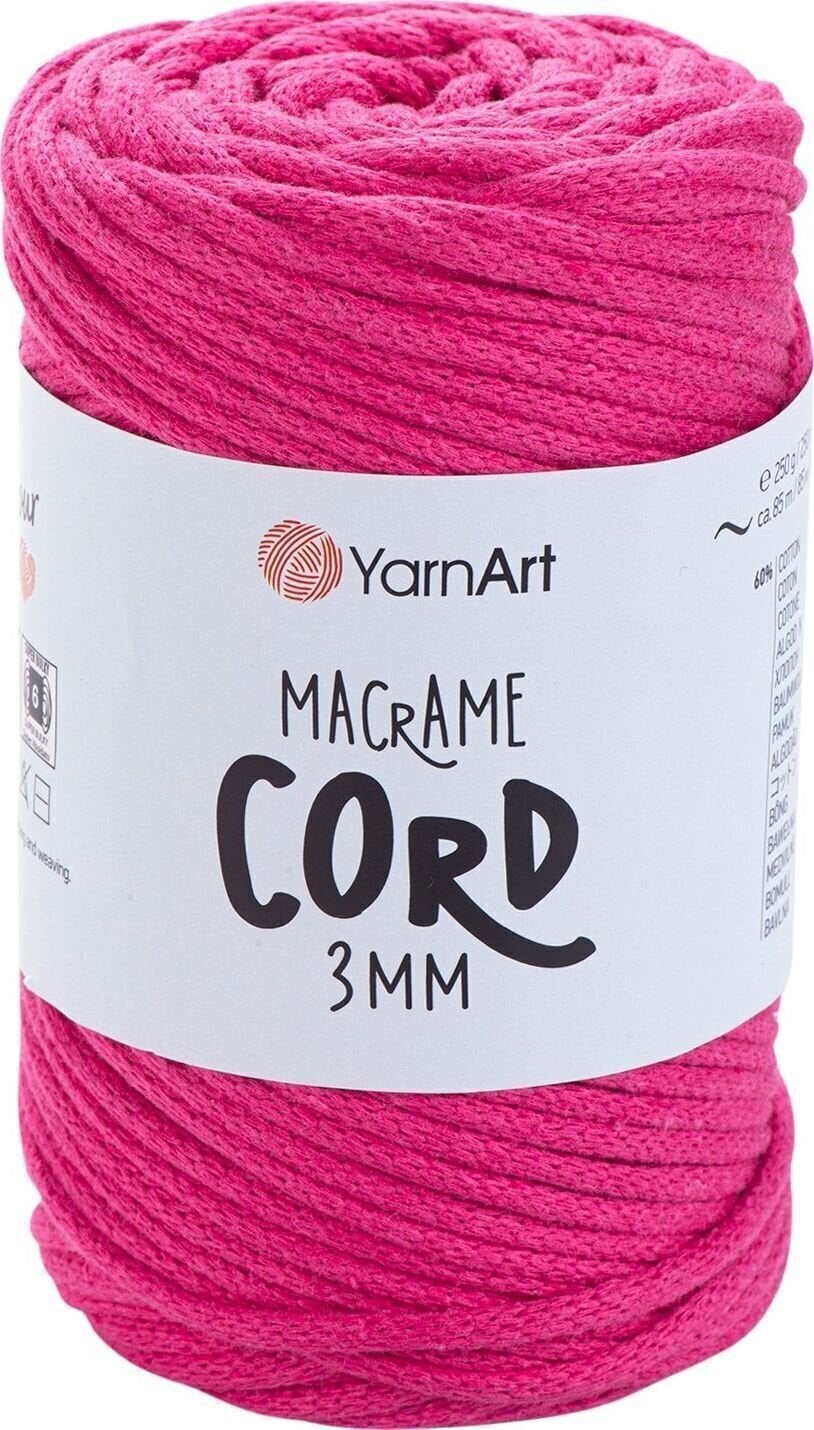 Vrvica Yarn Art Macrame Cord 3 mm 85 m 771 Bright Pink Vrvica