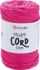 юта Yarn Art Macrame Cord 3 mm 85 m 771 Bright Pink юта