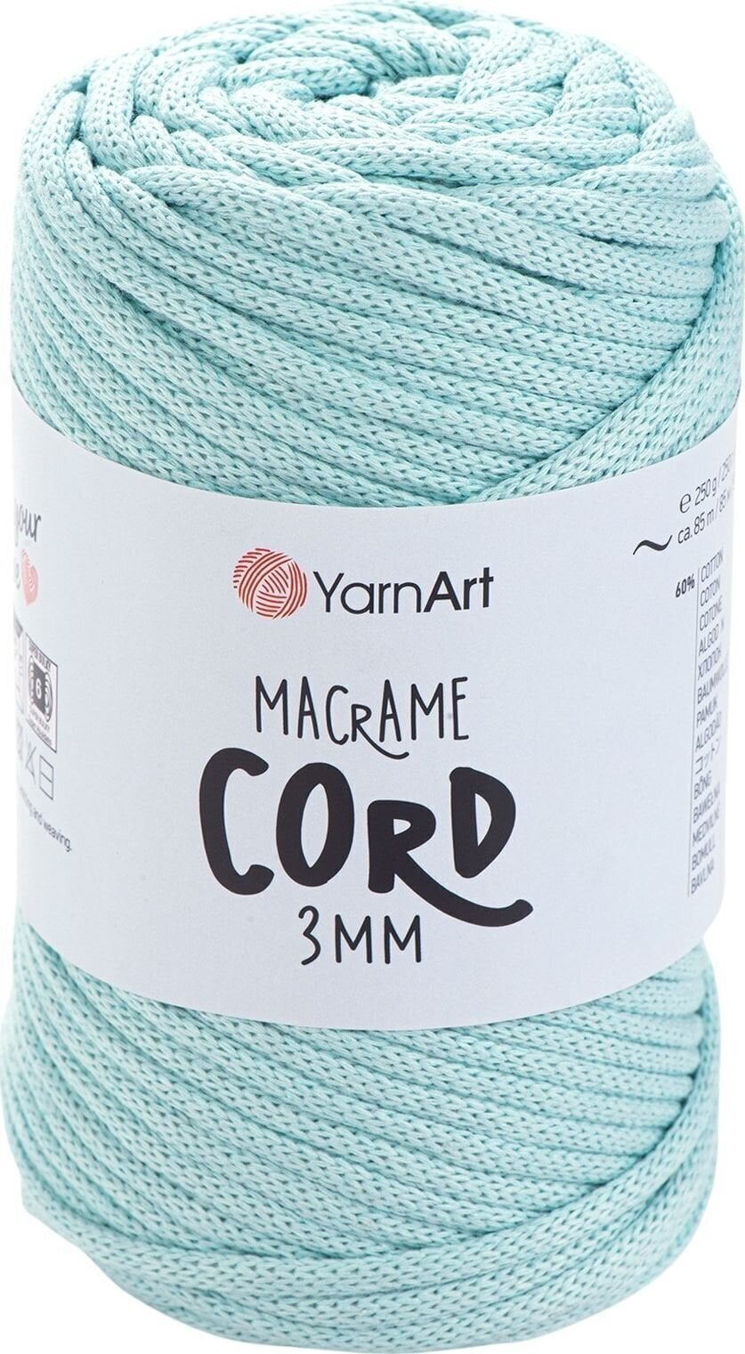 Kanap Yarn Art Macrame Cord 3 mm 85 m 775 Light Blue Kanap