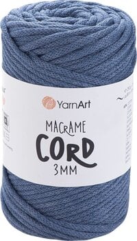 Konac Yarn Art Macrame Cord 3 mm 85 m 761 Navy Blue Konac - 1