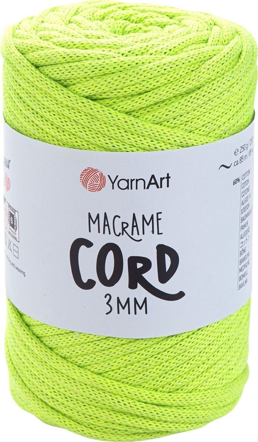 юта Yarn Art Macrame Cord 3 mm 85 m 801 Green юта