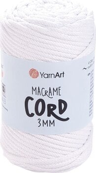 Kanap Yarn Art Macrame Cord 3 mm 85 m 751 White Kanap - 1