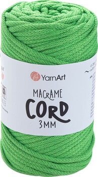 Cord Yarn Art Macrame Cord 3 mm 85 m 802 Green Cord - 1