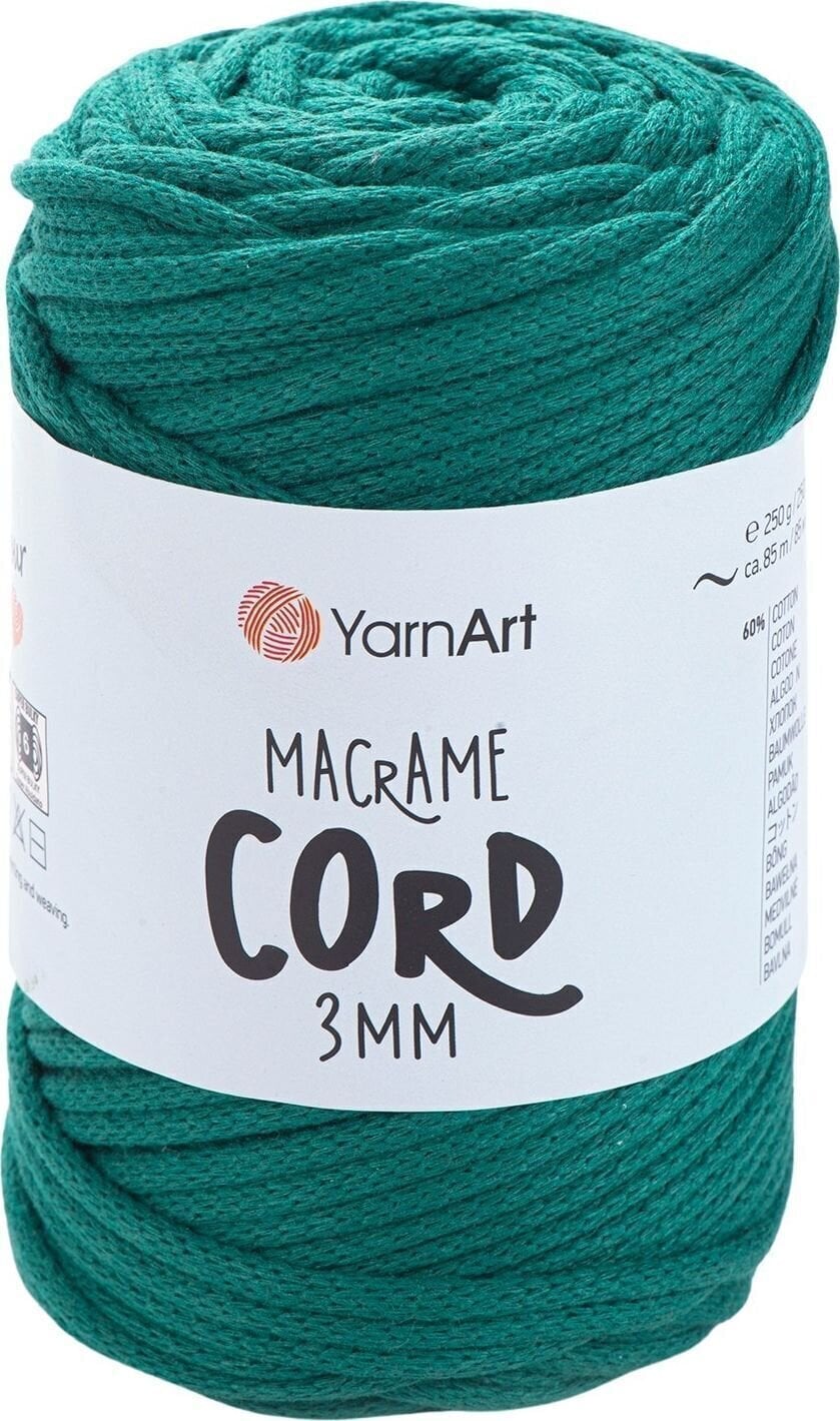 Cord Yarn Art Macrame Cord 3 mm 85 m 783 Cobalt Cord