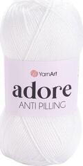 Strickgarn Yarn Art Adore 330 White Strickgarn