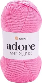 Pređa za pletenje Yarn Art Adore 339 Bright Pink Pređa za pletenje - 1