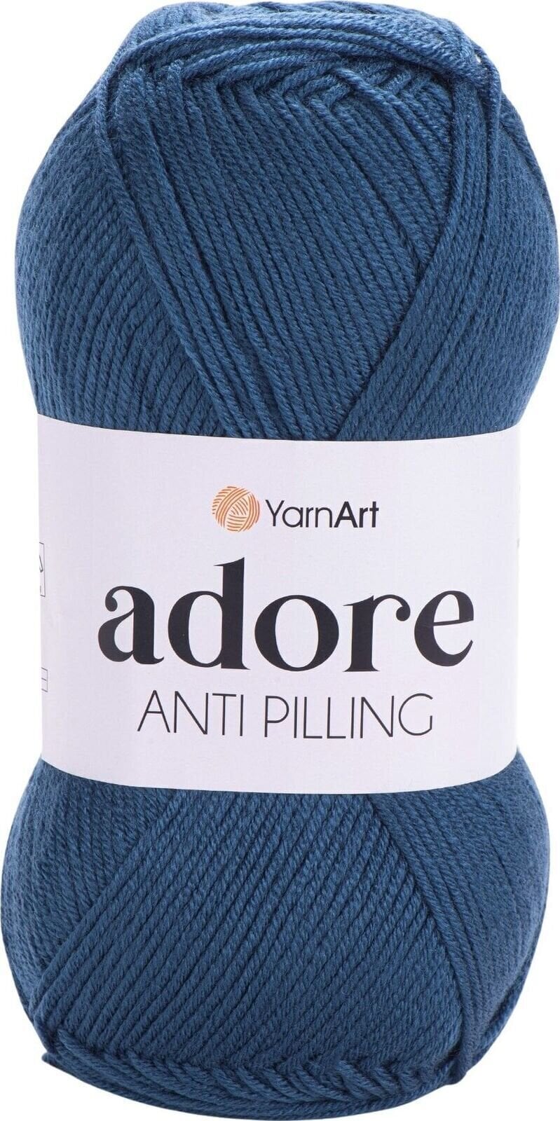 Pređa za pletenje Yarn Art Adore 348 Dark Blue Pređa za pletenje