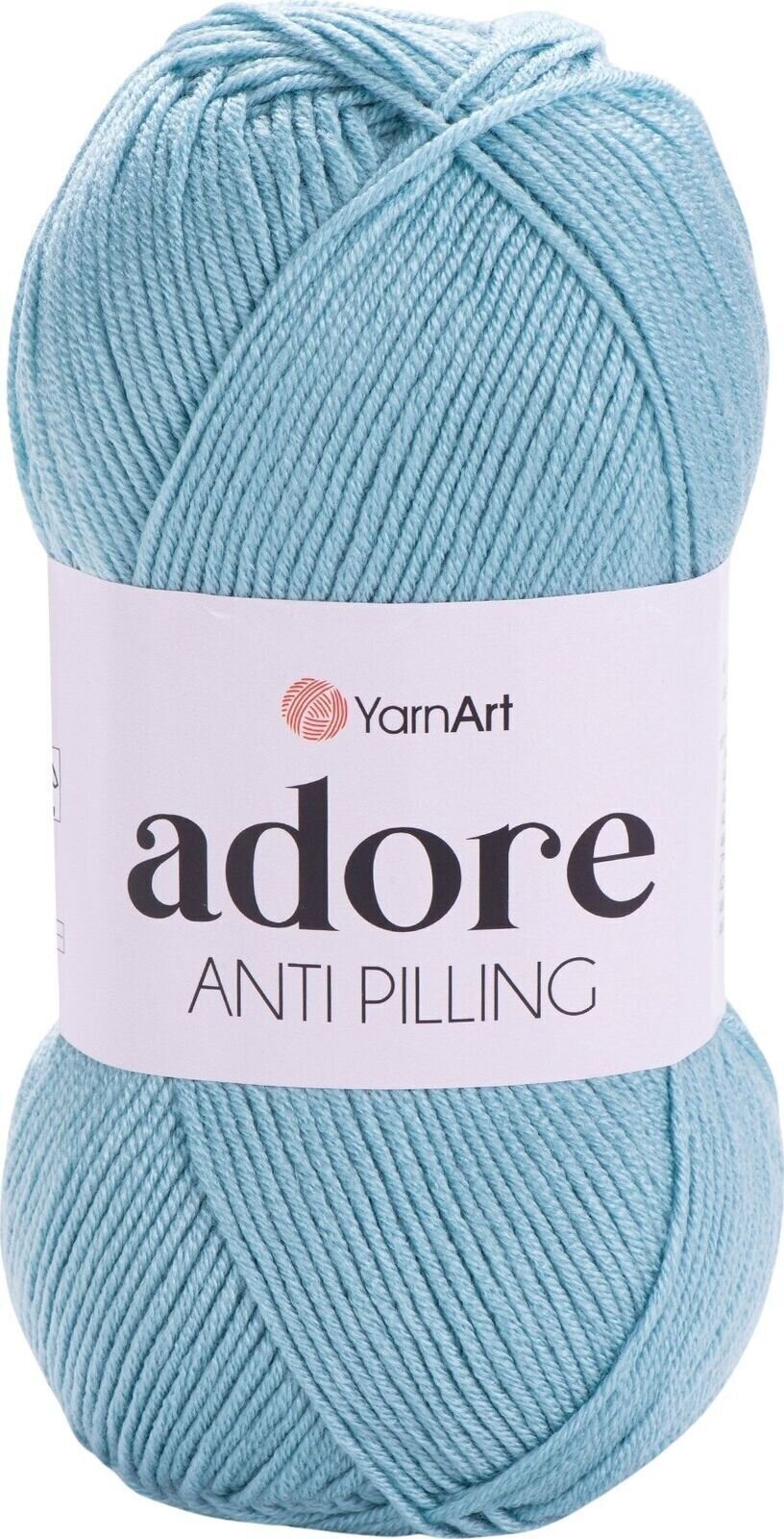 Pređa za pletenje Yarn Art Adore 369 Light Blue Pređa za pletenje
