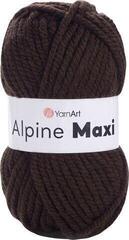 Pređa za pletenje Yarn Art Alpine Maxi 663 Brown Pređa za pletenje