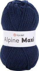 Filati per maglieria Yarn Art Alpine Maxi 674 Navy Blue Filati per maglieria