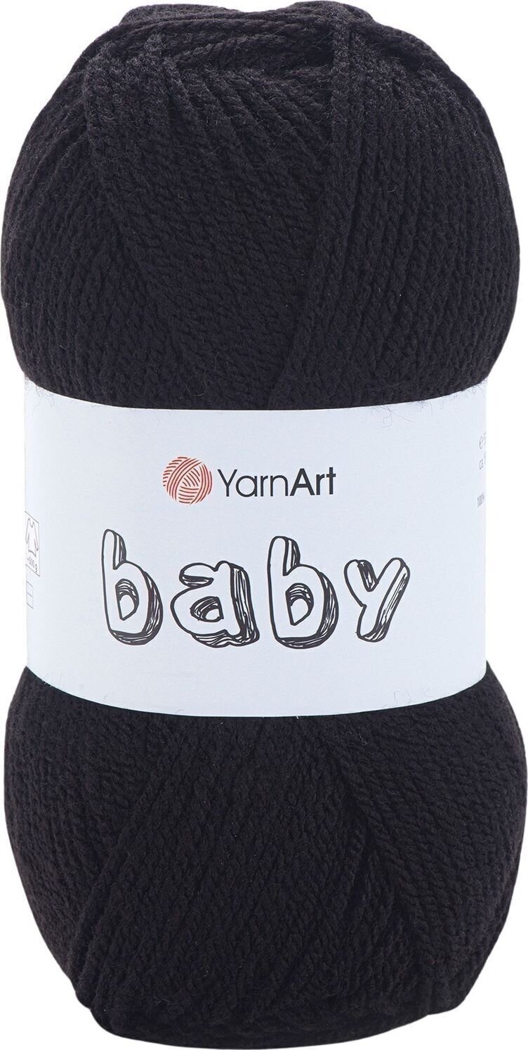Strickgarn Yarn Art Baby 585 Black Strickgarn