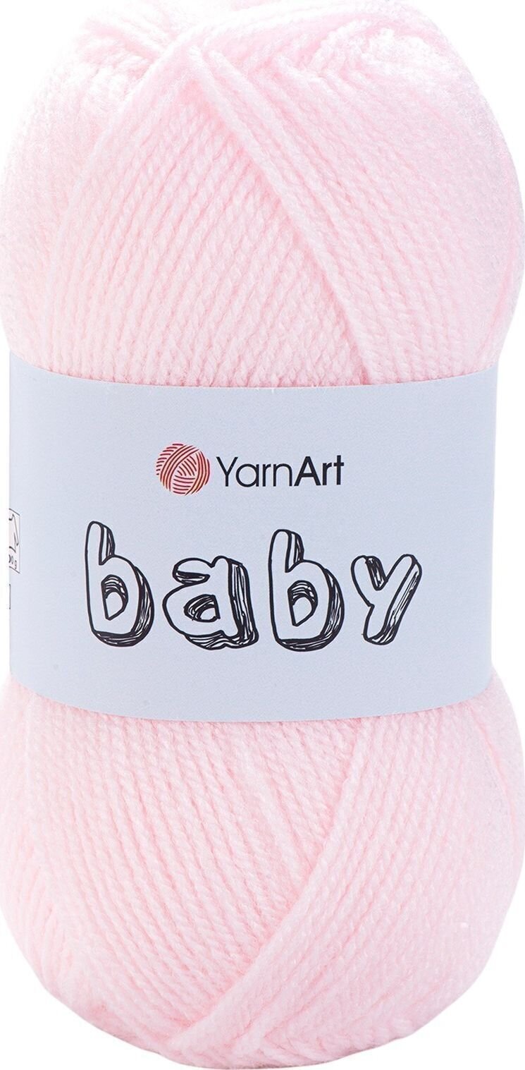 Fire de tricotat Yarn Art Baby 853 Baby Pink Fire de tricotat