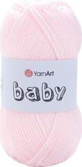 Пряжа для в'язання Yarn Art Baby 853 Baby Pink Пряжа для в'язання
