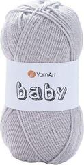 Kötőfonal Yarn Art Baby 855 Light Grey Kötőfonal