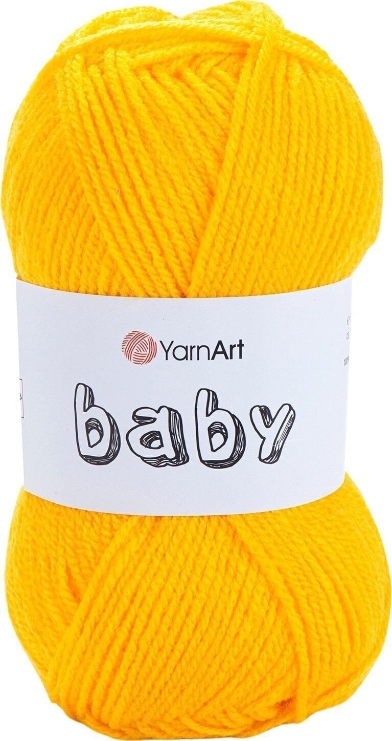 Strikkegarn Yarn Art Baby 32 Dark Yellow