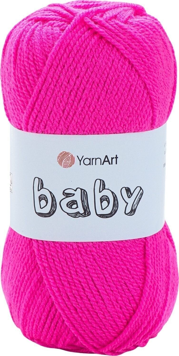 Fire de tricotat Yarn Art Baby 174 Neon Pink Fire de tricotat