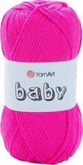 Strikkegarn Yarn Art Baby 174 Neon Pink Strikkegarn