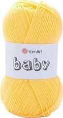 Strikkegarn Yarn Art Baby 315 Yellow Strikkegarn