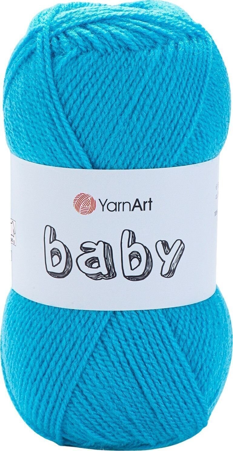 Плетива прежда Yarn Art Baby 552 Turquoise Плетива прежда