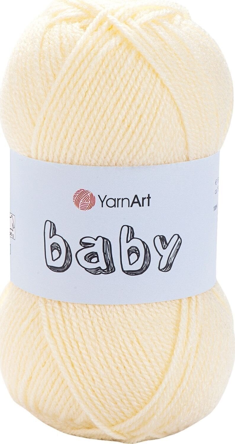 Pređa za pletenje Yarn Art Baby 7003 Cream Pređa za pletenje